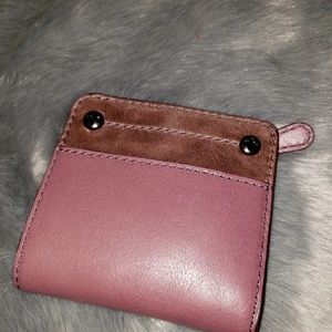 Pink frye Demi Small Wallet